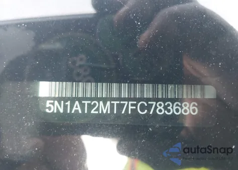 2015 Nissan Rogue Sv z USA, uszkodzony, nr VIN 5N1AT2MT7FC783686